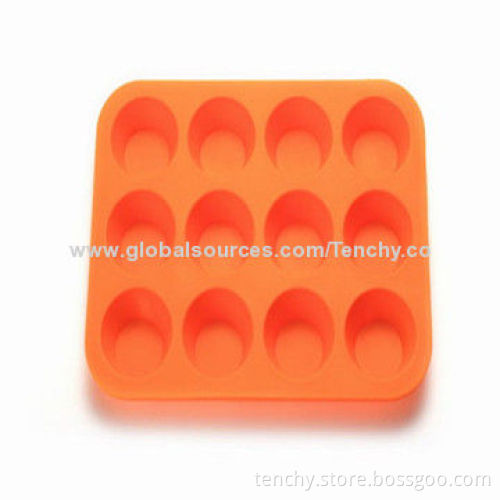 Silicone Cupcake Mold with -40 to 230°C Temperature Range